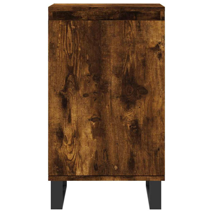 skænk 40x35x70 cm konstrueret træ røget egetræsfarve