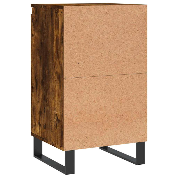 skænk 40x35x70 cm konstrueret træ røget egetræsfarve