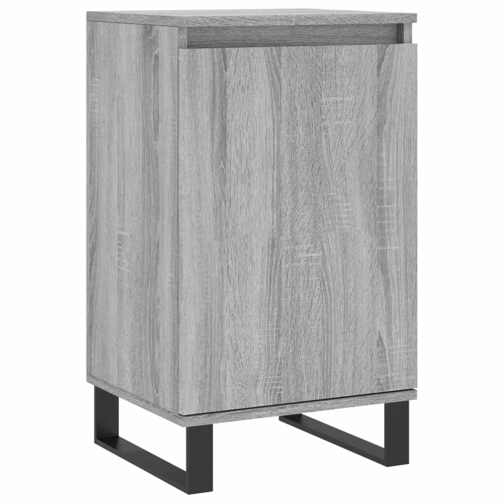 skænk 40x35x70 cm konstrueret træ grå sonoma-eg