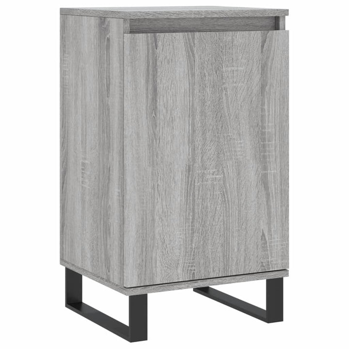 skænk 40x35x70 cm konstrueret træ grå sonoma-eg
