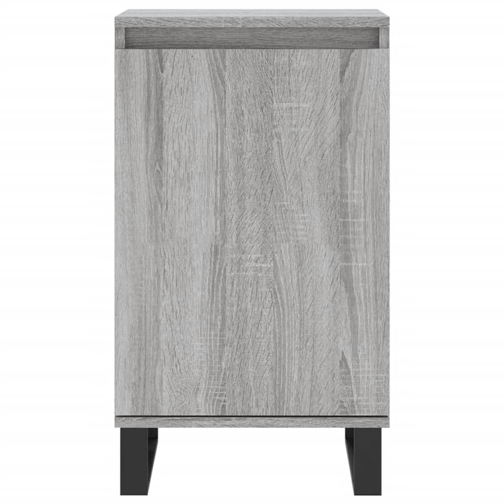 skænk 40x35x70 cm konstrueret træ grå sonoma-eg