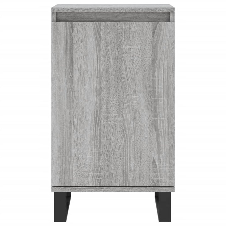 skænk 40x35x70 cm konstrueret træ grå sonoma-eg