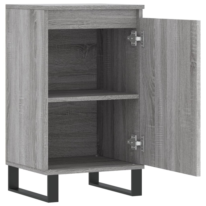 skænk 40x35x70 cm konstrueret træ grå sonoma-eg