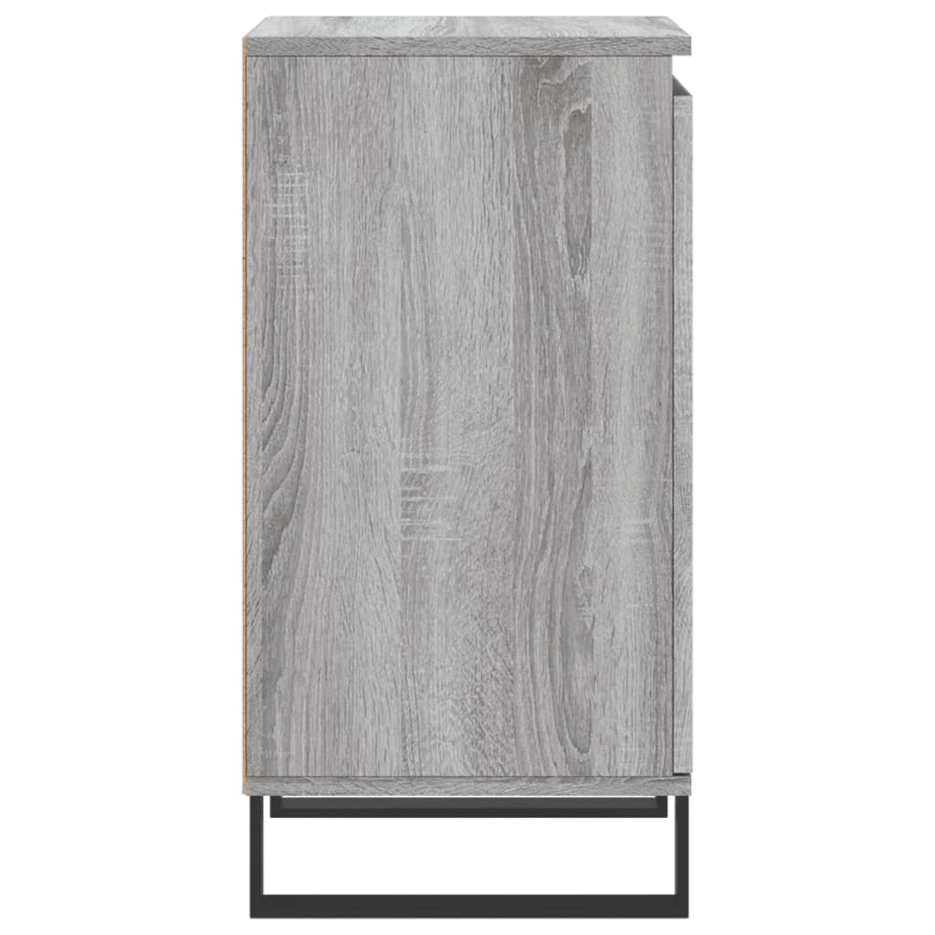 skænk 40x35x70 cm konstrueret træ grå sonoma-eg