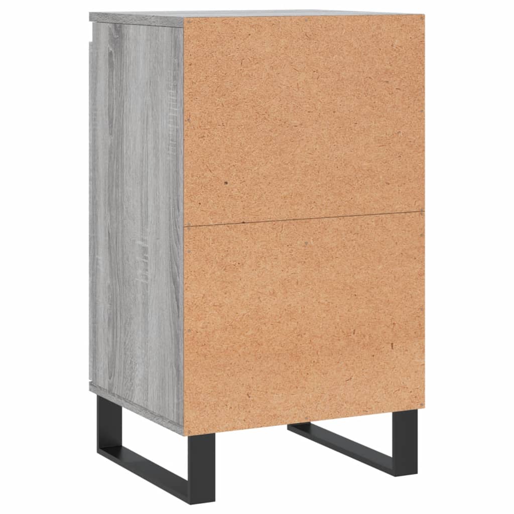 skænk 40x35x70 cm konstrueret træ grå sonoma-eg