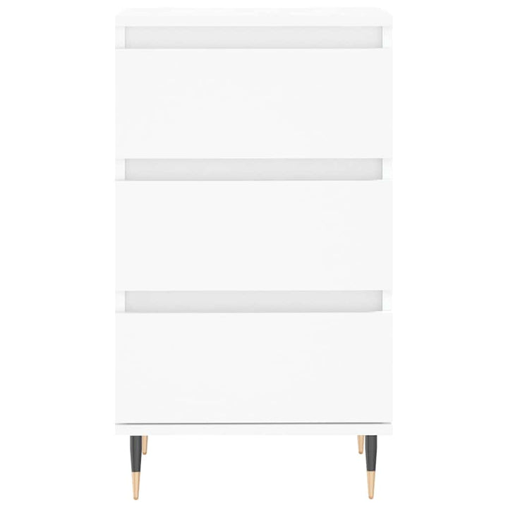 skænk 40x35x70 cm konstrueret træ hvid
