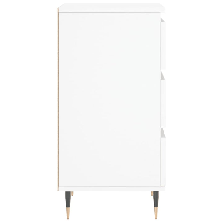 skænk 40x35x70 cm konstrueret træ hvid