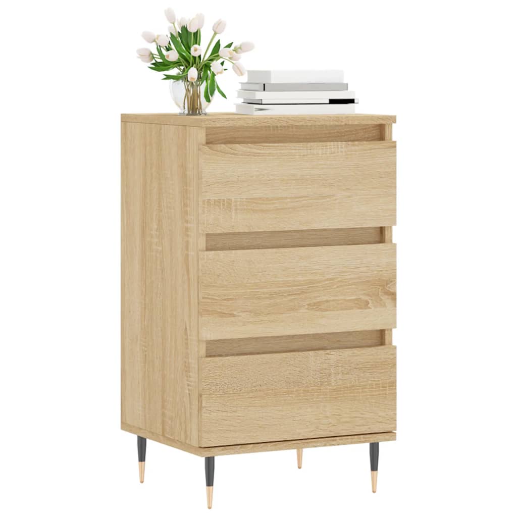 skænk 40x35x70 cm konstrueret træ sonoma-eg