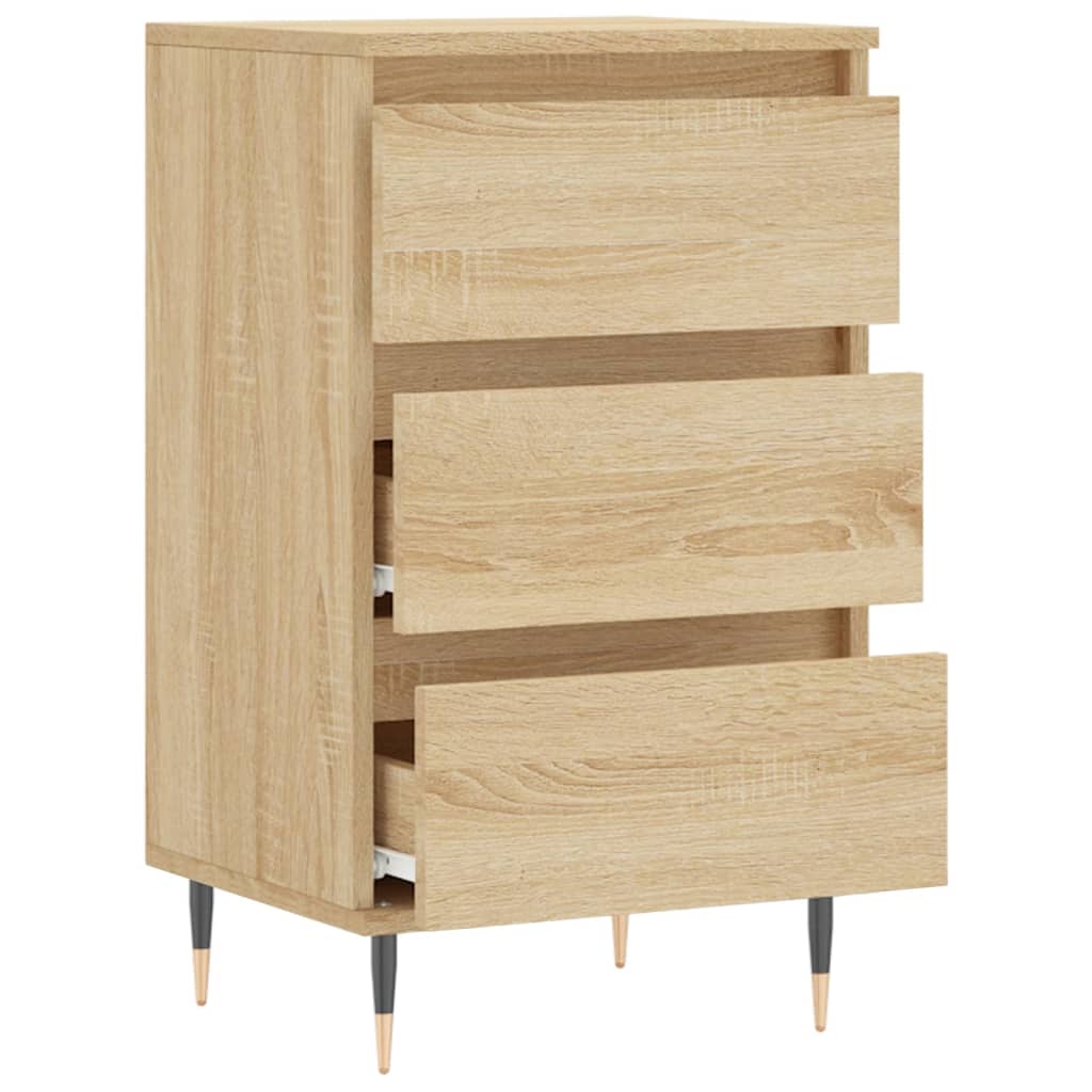 skænk 40x35x70 cm konstrueret træ sonoma-eg