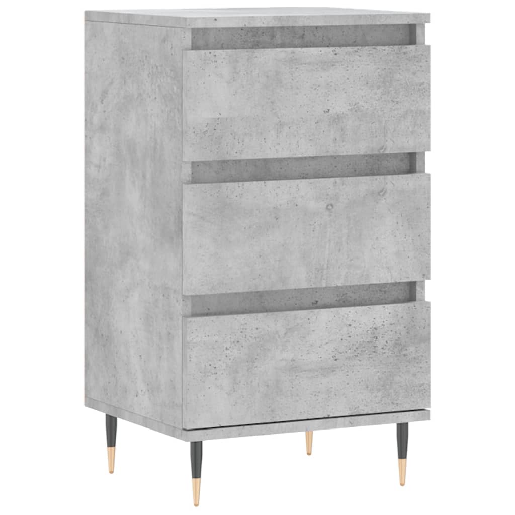 skænk 40x35x70 cm konstrueret træ betongrå