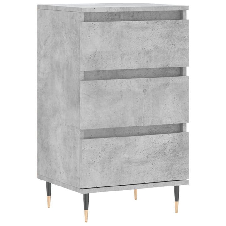 skænk 40x35x70 cm konstrueret træ betongrå