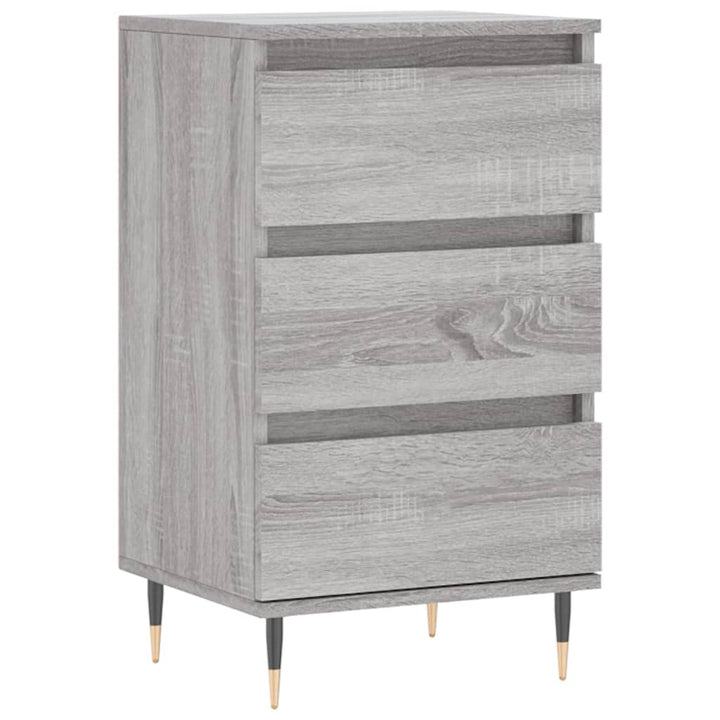 skænk 40x35x70 cm konstrueret træ grå sonoma-eg