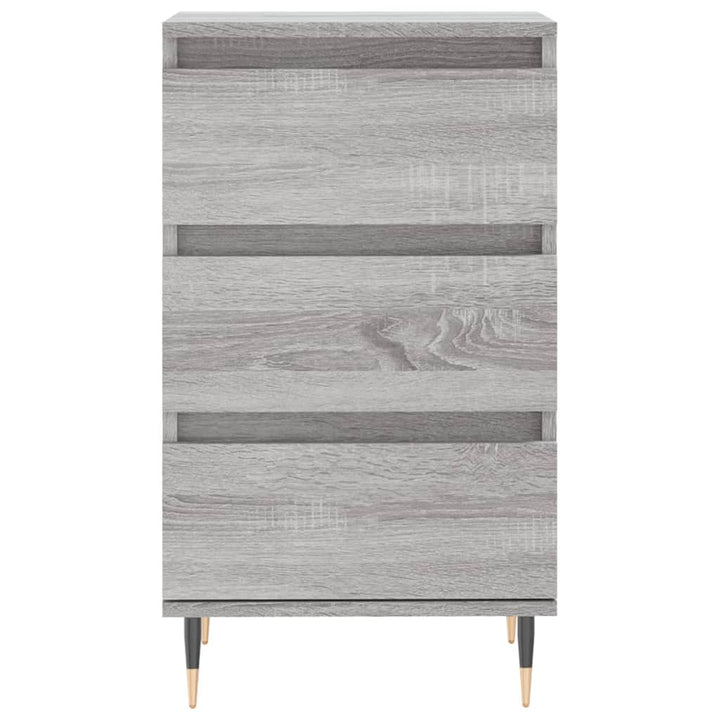 skænk 40x35x70 cm konstrueret træ grå sonoma-eg