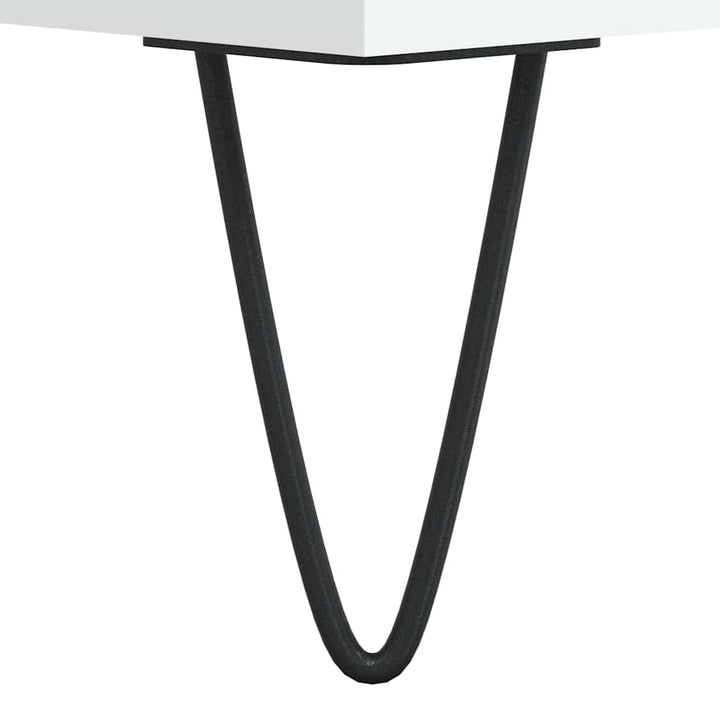 skænk 40x35x70 cm konstrueret træ hvid