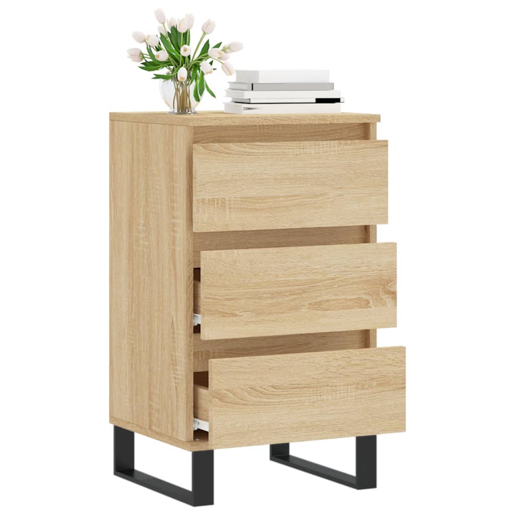 skænk 40x35x70 cm konstrueret træ sonoma-eg