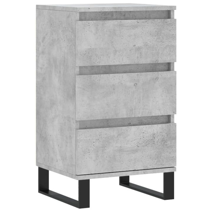 skænk 40x35x70 cm konstrueret træ betongrå