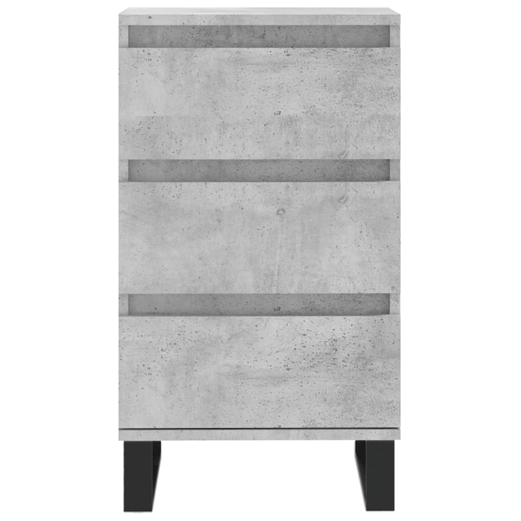 skænk 40x35x70 cm konstrueret træ betongrå
