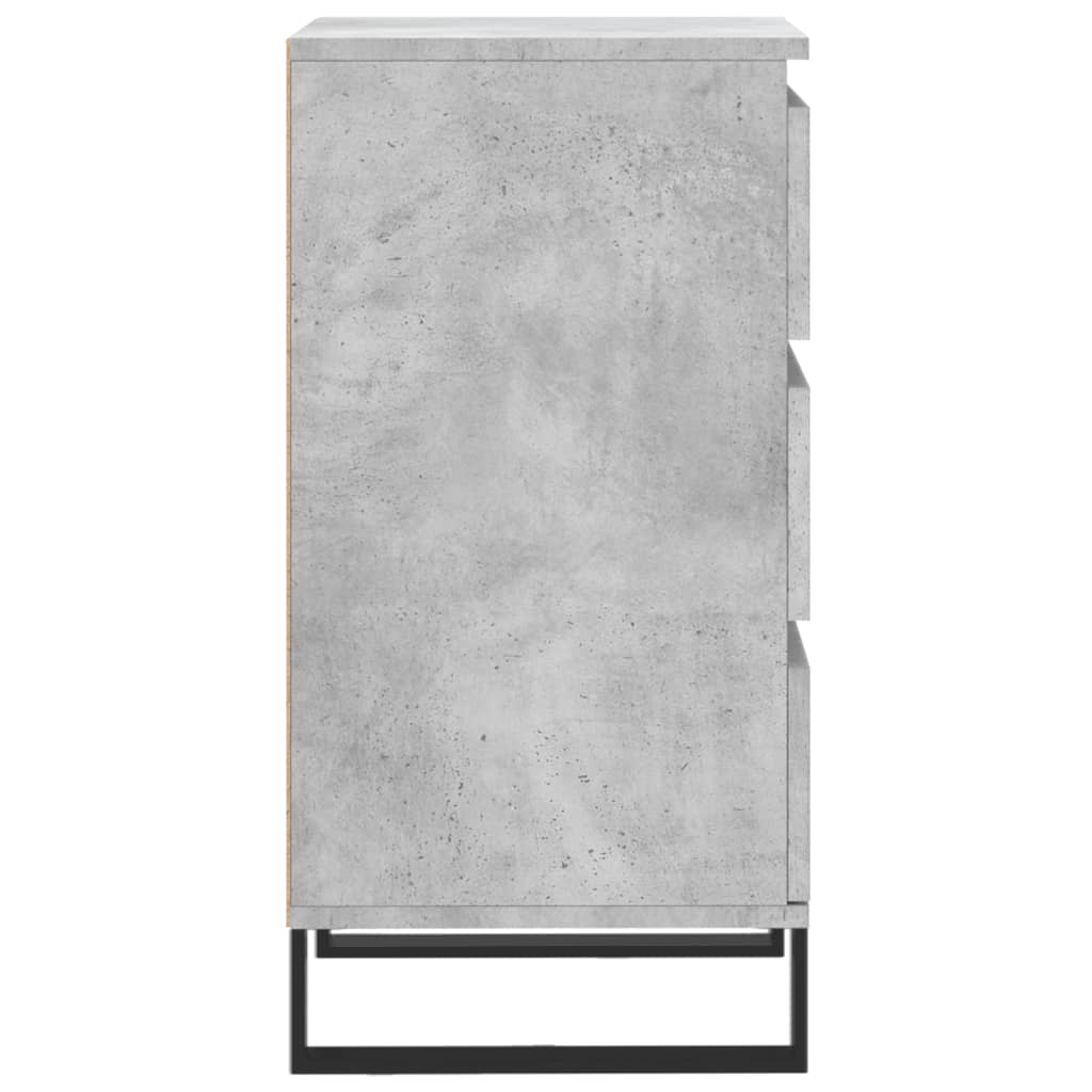 skænk 40x35x70 cm konstrueret træ betongrå