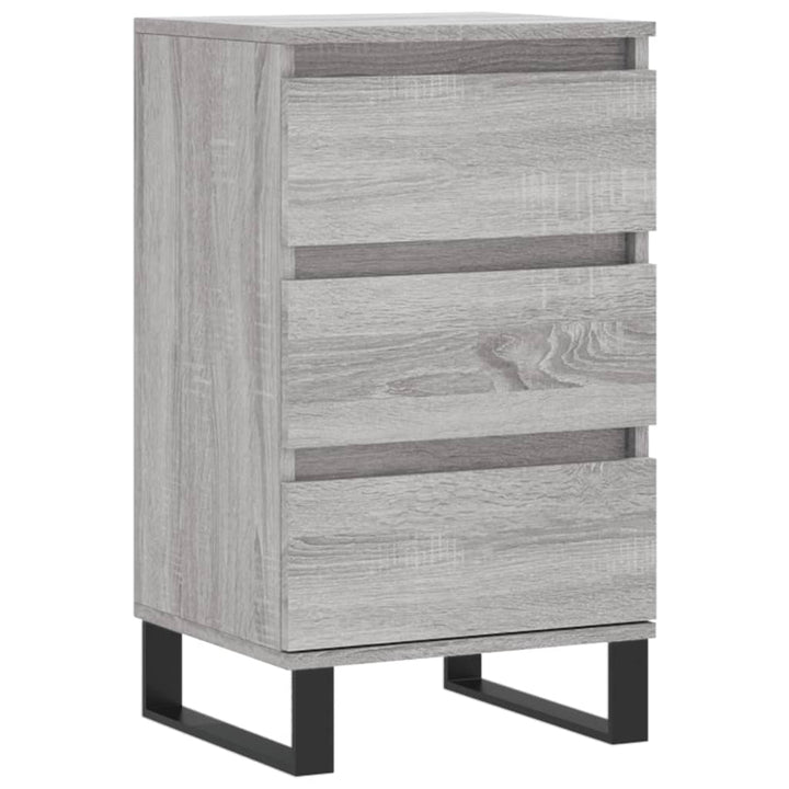 skænk 40x35x70 cm konstrueret træ grå sonoma-eg