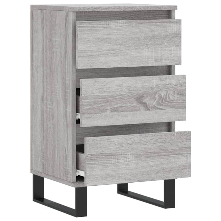 skænk 40x35x70 cm konstrueret træ grå sonoma-eg