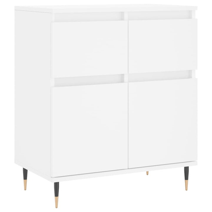 skænk 60x35x70 cm konstrueret træ hvid
