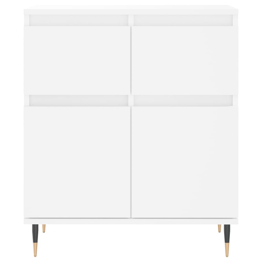 skænk 60x35x70 cm konstrueret træ hvid