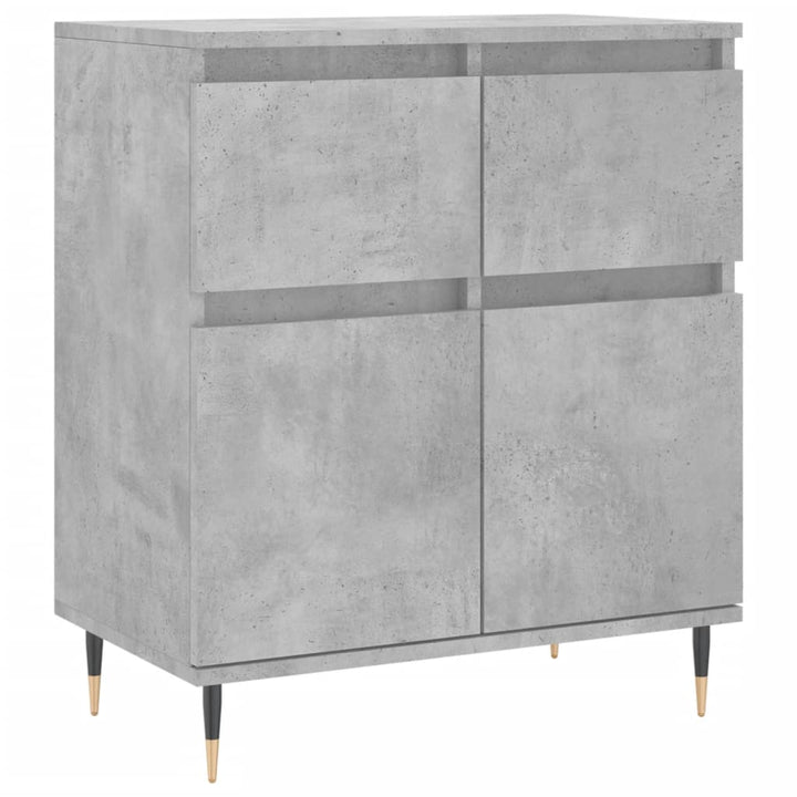 skænk 60x35x70 cm konstrueret træ betongrå