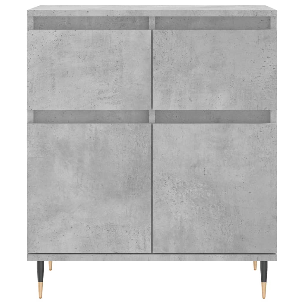 skænk 60x35x70 cm konstrueret træ betongrå