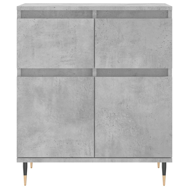 skænk 60x35x70 cm konstrueret træ betongrå