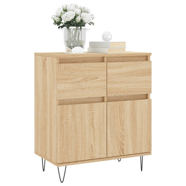 skænk 60x35x70 cm konstrueret træ sonoma-eg