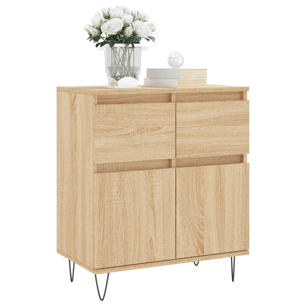 skænk 60x35x70 cm konstrueret træ sonoma-eg