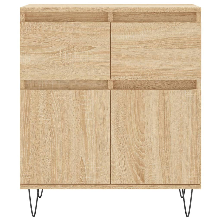 skænk 60x35x70 cm konstrueret træ sonoma-eg