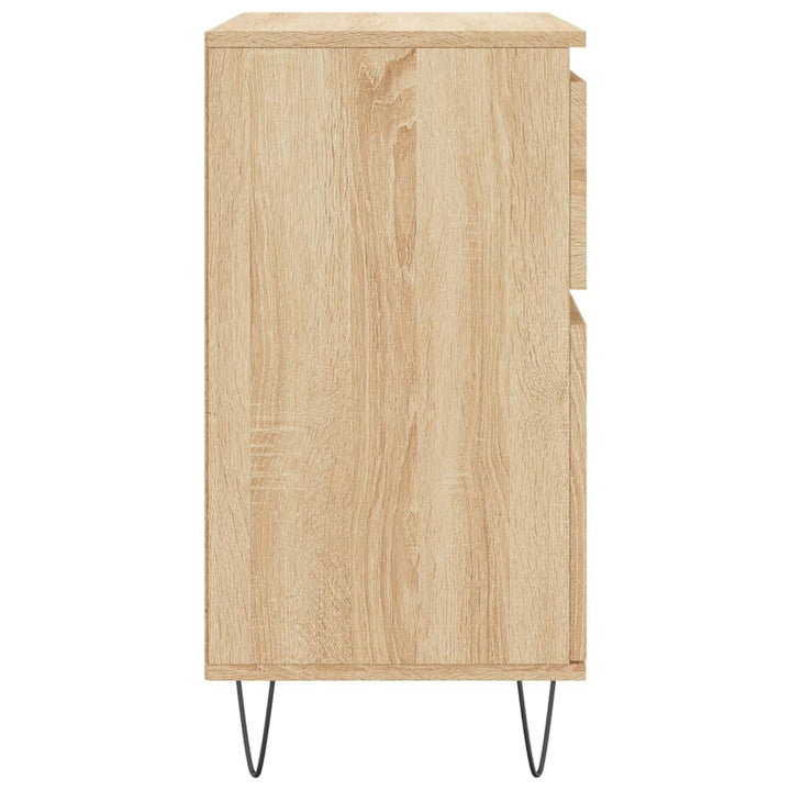 skænk 60x35x70 cm konstrueret træ sonoma-eg