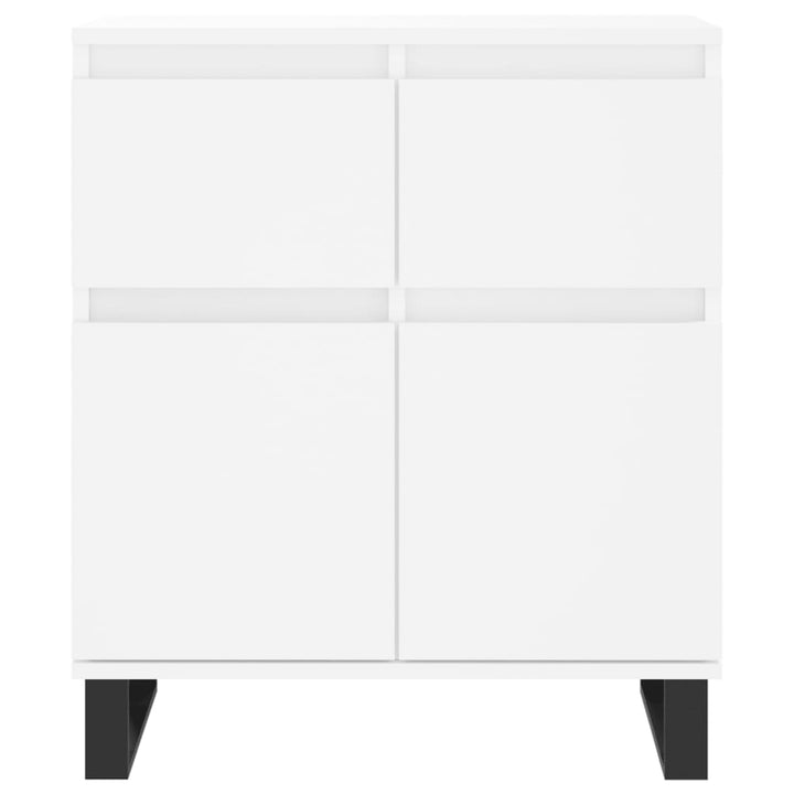 skænk 60x35x70 cm konstrueret træ hvid