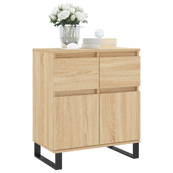 skænk 60x35x70 cm konstrueret træ sonoma-eg