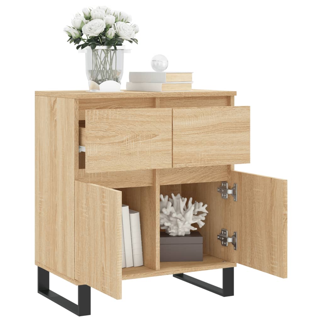 skænk 60x35x70 cm konstrueret træ sonoma-eg