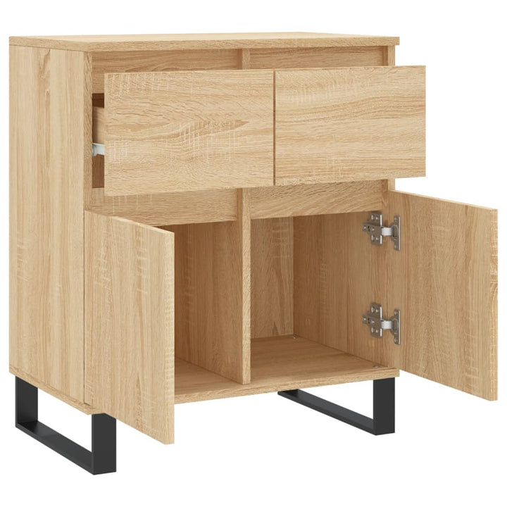 skænk 60x35x70 cm konstrueret træ sonoma-eg