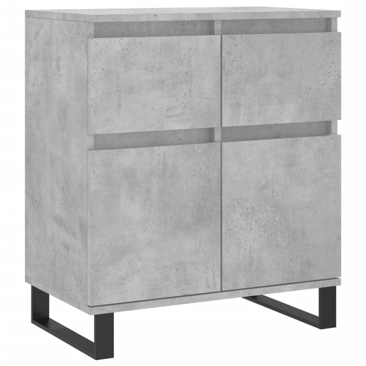 skænk 60x35x70 cm konstrueret træ betongrå