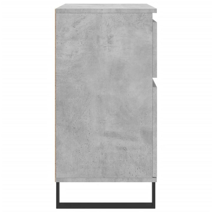 skænk 60x35x70 cm konstrueret træ betongrå