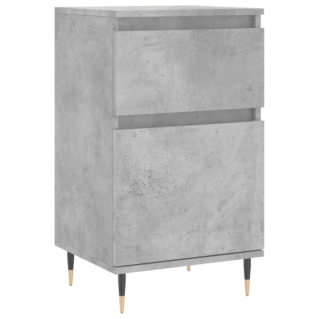 skænk 40x35x70 cm konstrueret træ betongrå
