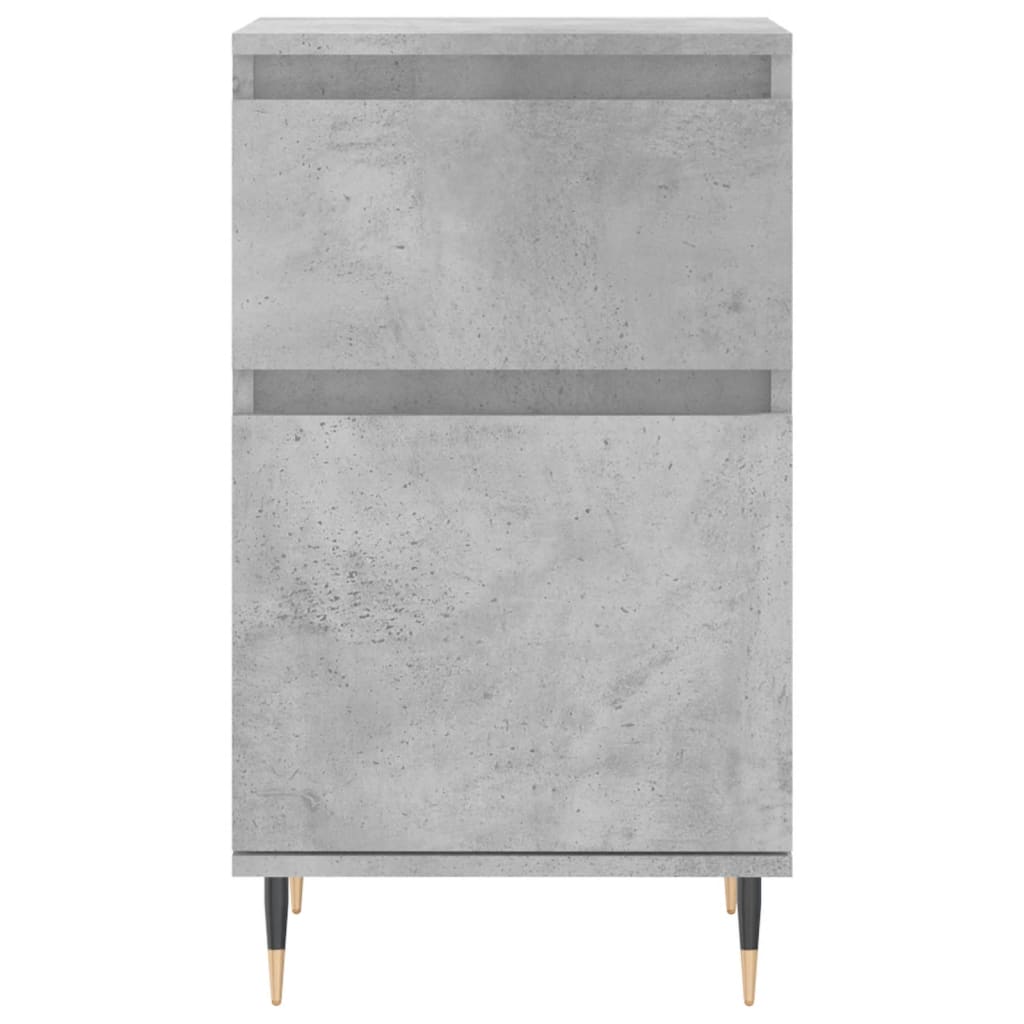 skænk 40x35x70 cm konstrueret træ betongrå