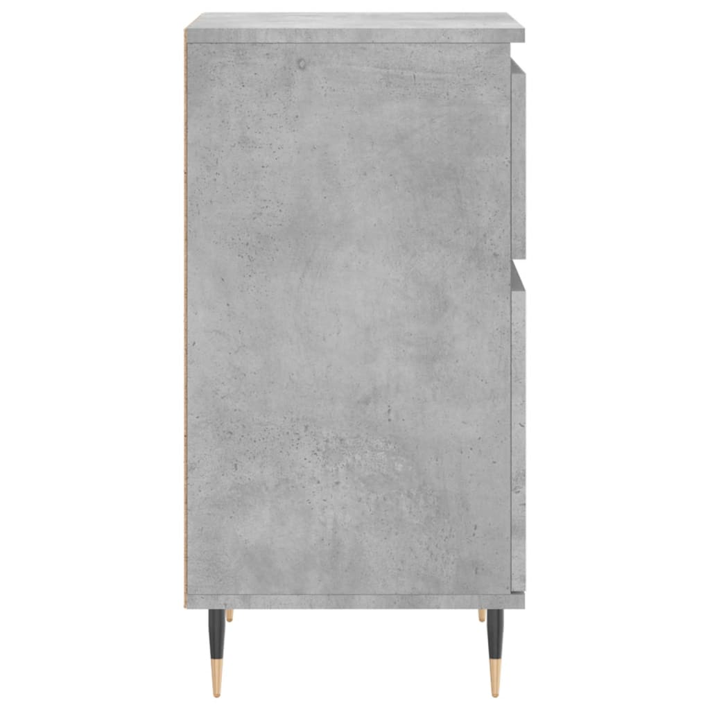 skænk 40x35x70 cm konstrueret træ betongrå