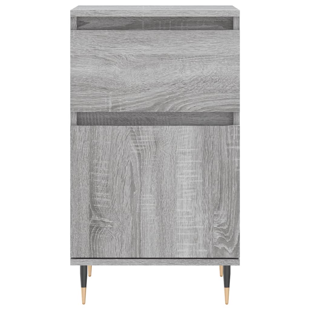 skænk 40x35x70 cm konstrueret træ grå sonoma-eg
