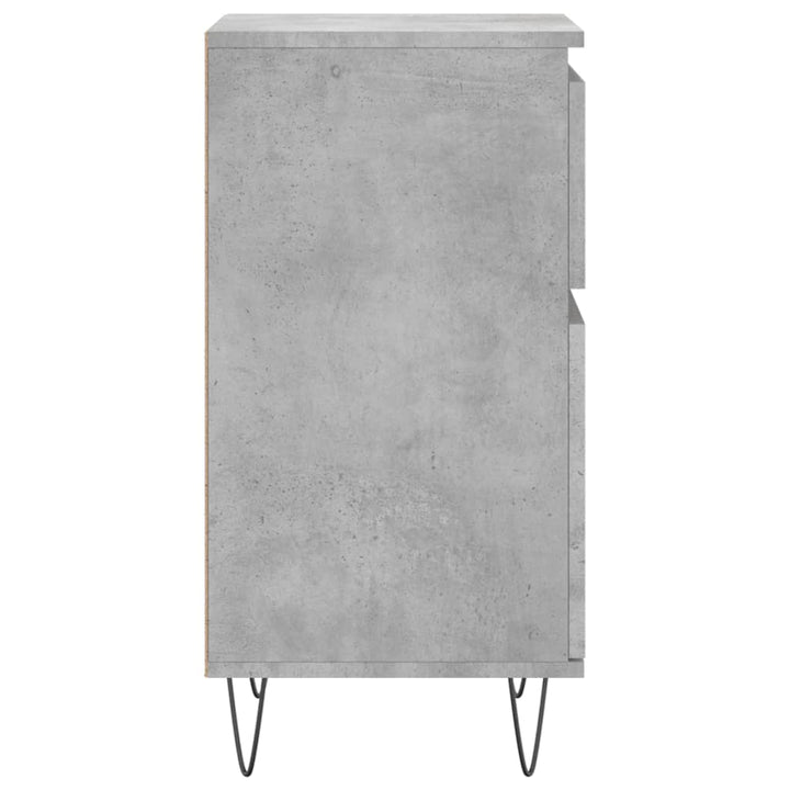 skænk 40x35x70 cm konstrueret træ betongrå