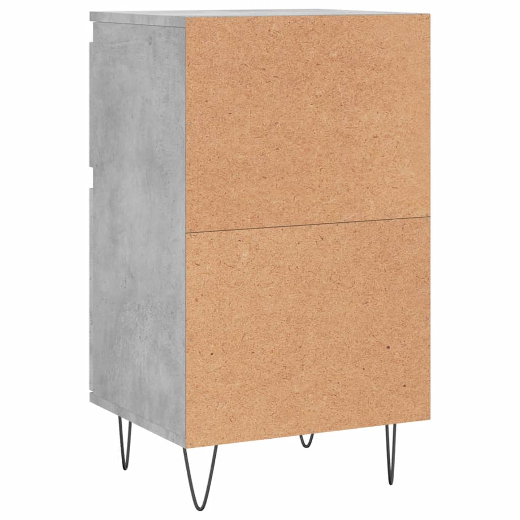 skænke 2 stk. 40x35x70 cm konstrueret træ betongrå
