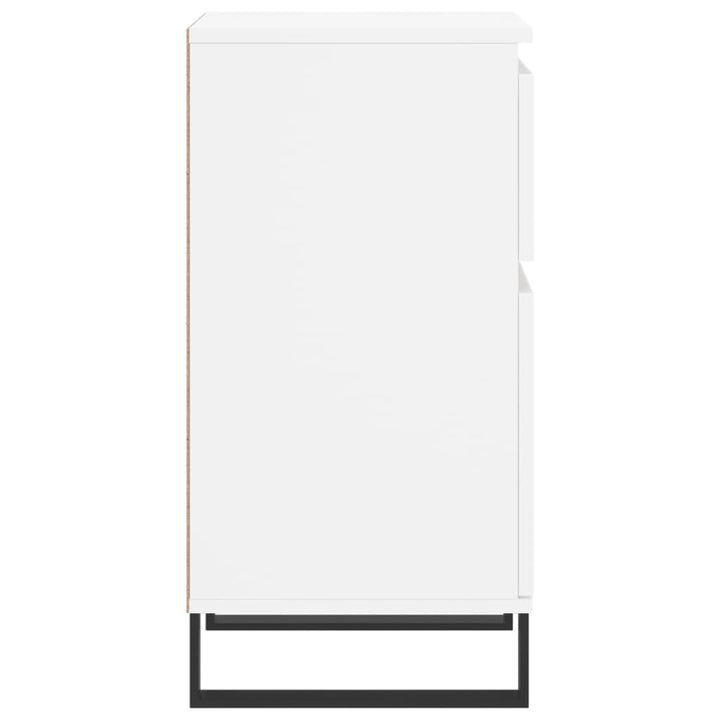 skænk 40x35x70 cm konstrueret træ hvid