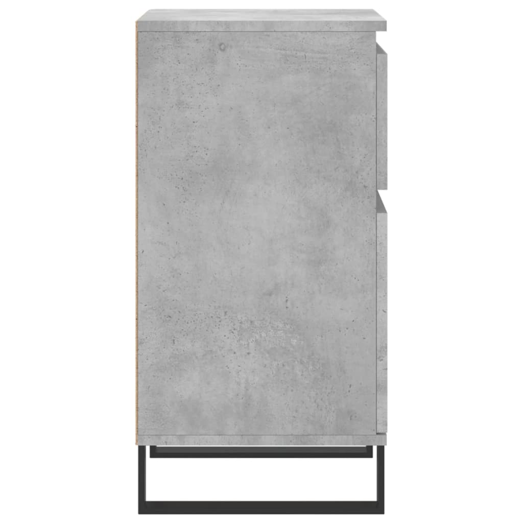 skænk 40x35x70 cm konstrueret træ betongrå