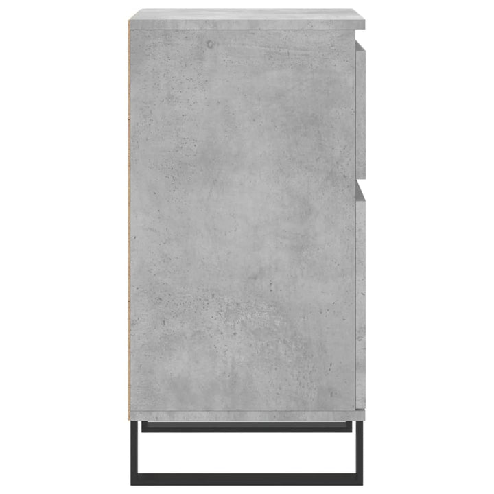 skænk 40x35x70 cm konstrueret træ betongrå