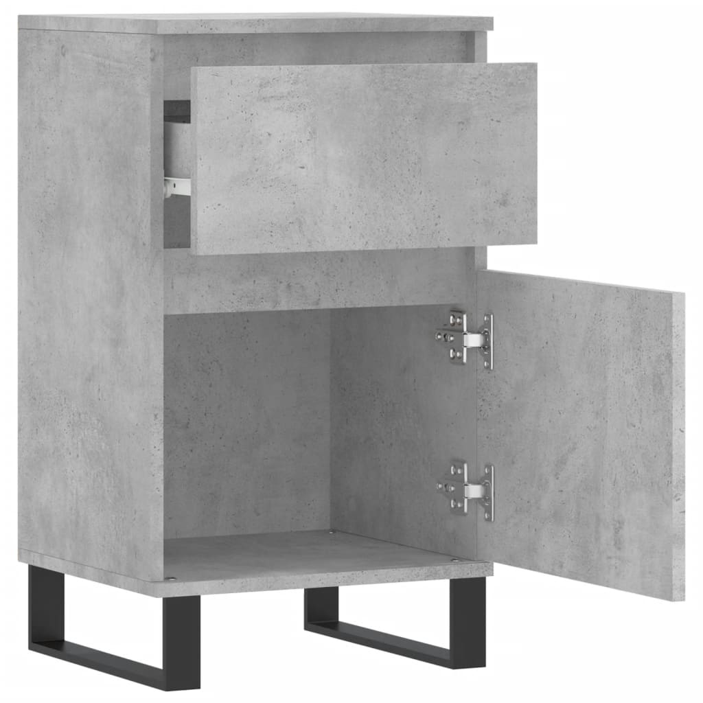 skænke 2 stk. 40x35x70 cm konstrueret træ betongrå