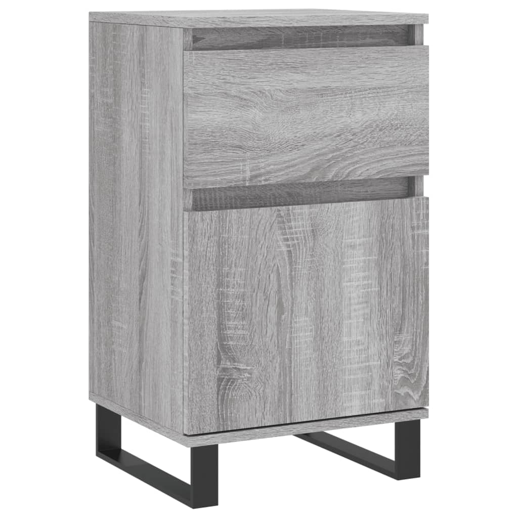 skænk 40x35x70 cm konstrueret træ grå sonoma-eg
